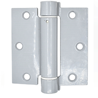 Description: 3-1/2" x 3-1/2" Steel Spring Hinge 
Material: Steel  
Finish: Power Coated
Size: 3-1/2" x 3-1/2"
