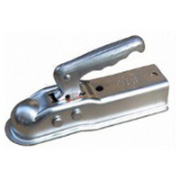 Name:European Coupler
Ball Size: 50MM
Channel: 50MM
Capacity: 3500LBS
Finish: Zinc