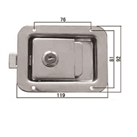 Description: Paddle Lock
Material: Stainless steel 
