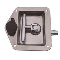 Description: Paddle Lock
Material: Stainless steel 
Note: Plastic keyhole cover

