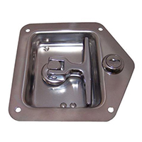 Description: Paddle Lock
Material: Stainless steel 
Note: No cover keyhole
