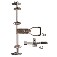 Description: Compression Lock
Material: Steel / Stainless steel  
Finish: Zinc / Polish

