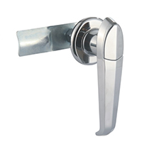 Description: Handle Lock
Material: ZDC base, handle, cylinder. Steel shaft, cam 
Surface: Chrome plated cylinder, handle and base. Zinc plated shaft, cam
Remark: 60 degree or 90 degree turn achieve open and lock. RH/LH open
