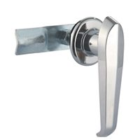 Description: Handle Lock
Material: ZDC base, handle, cylinder. Steel shaft, cam 
Surface: Chrome plated cylinder, handle and base. Zinc plated shaft, cam
Remark: 60 degree or 90 degree turn achieve open and lock. RH/LH open
