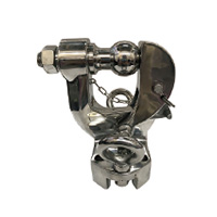 Model:TW-BD1 
Name:Pintle Hook
Product Detail 
Specification:19x19x20cm
Ball Dia.: 2''
Hole spacing: 106x58mm
Capacity: 16000Lbs 
Materials: SS304
Weight:8.00KGS
Car Model: Prado
