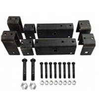 Name:Hanger Kits
4Adjustment holes
3''Inside dimension
2'' Hole centers
Finish: Black, Oil
Materials: Q235
Capacity: 13000Lbs
Thickness: 6.5MM
Weight: 1.60KGS